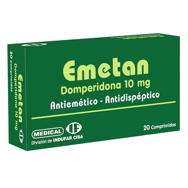 EMETAN 10 MG X 20 COMP - DOMPERIDONA