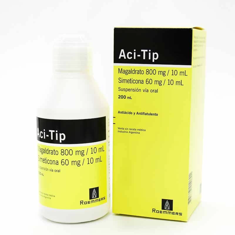 ACI TIP SUSPENSION 200 ML(5ML400MAGALDRATO/30SIMETICONA)