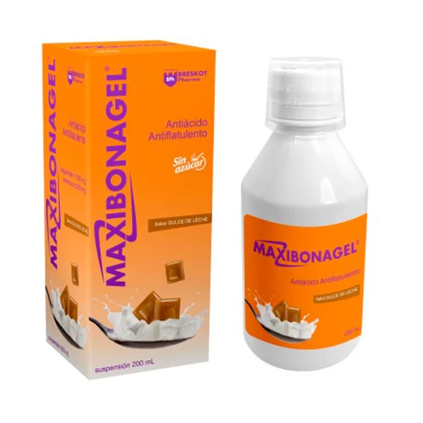 MAXIBONAGEL CHERRY-DULCE DE LECHE SUSP. 200 ML