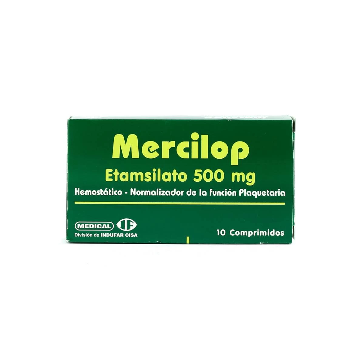 MERCILOP X 10 COMP ( ETAMSILATO 500 MG)
