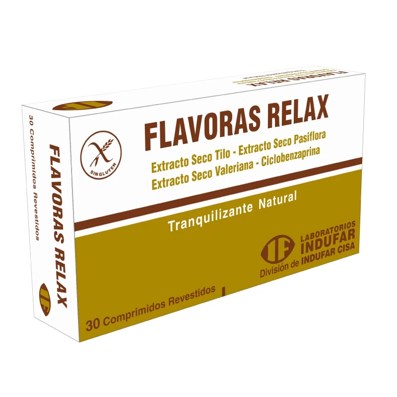 FLAVORAS RELAX X 30 COMP tranquilizante natural
