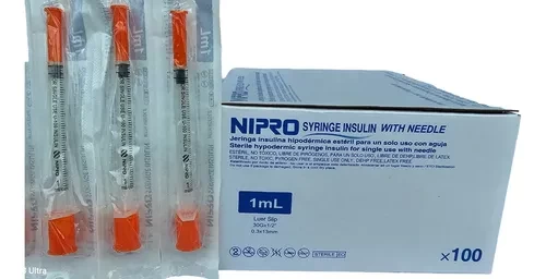 JERINGA 1 ML C/A 30 GX1/2 NIPRO