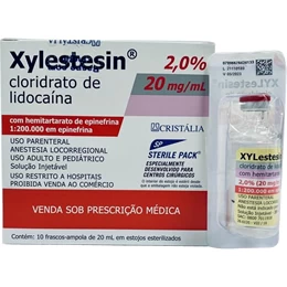 XYLESTESIN (LIDOCAINA 2 % C/EPINEFRINA) 20 ML x 10 frascos