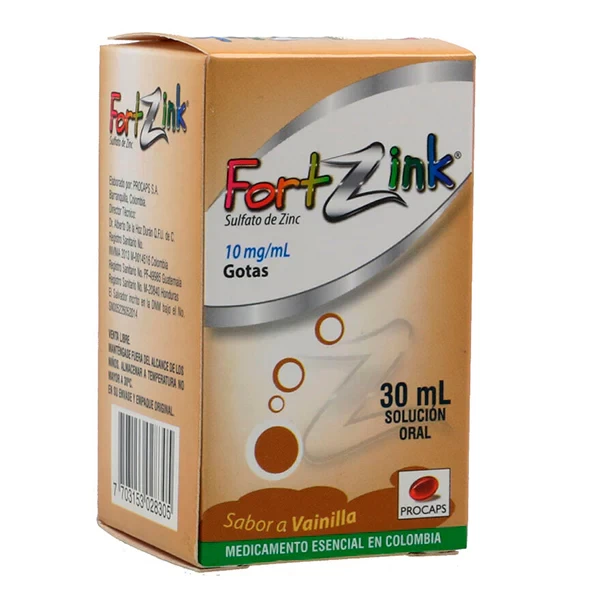 FORTZINK GOTAS 10 MG/ML x 30 ML