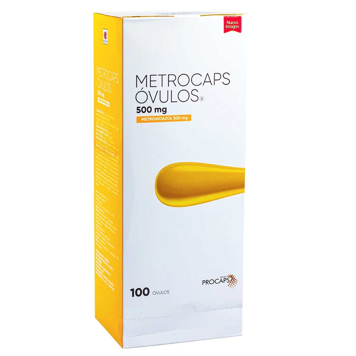 METROCAPS OVULOS 500 MG