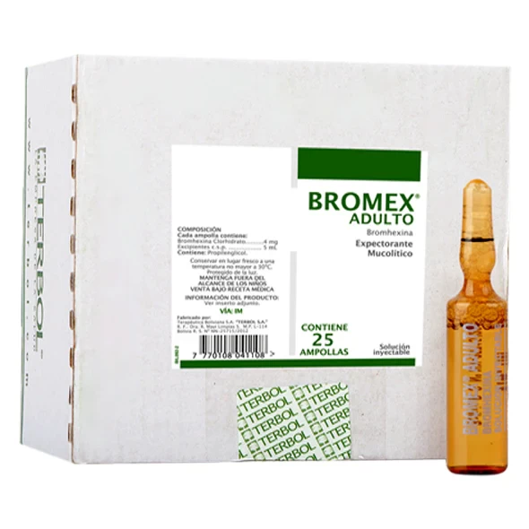 BROMEX ADULTO INY X 25 AMP