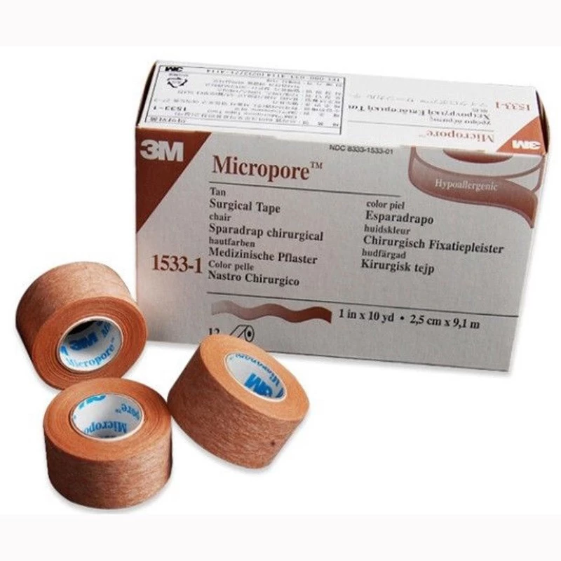 MICROPORE PIEL 2,5 CM X 9,10M